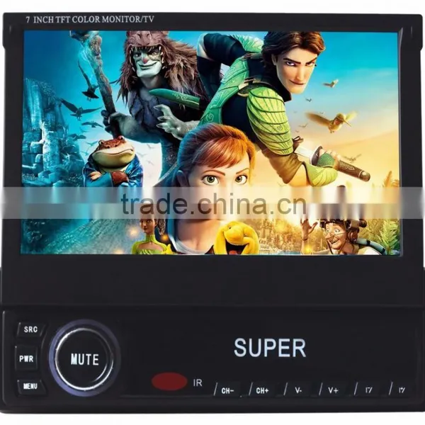 7 Inch Car Dvd Vcd cd Mp3 Mp4 Player 1 Din 7 Inch Car Dvd Player