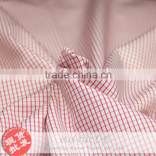 Smooth Touch Mircofiber Polyester&recovered Fibre Plaid Workwear Shirt Fabric photo-3