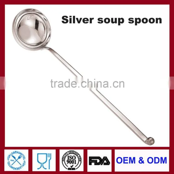 Serving Spoons Soup Ladle Stainless Steel Ladle Kitchen Spoon Spoon Design Round Soup Spoons