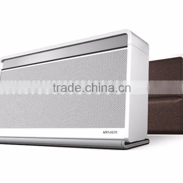 Factory High End Stereo Real Leather Design 40W Bluetooth Speaker for PC/Iphone 6/6s photo-3