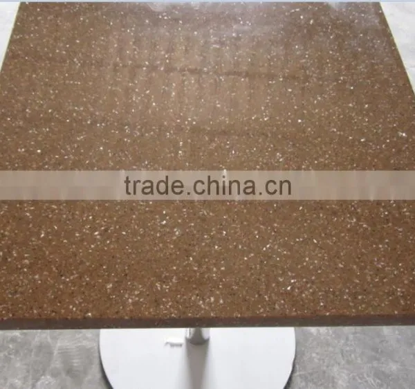 White Artificial Stone Solid Surface Marble Table Top,Restaurant Dinning Table , Coffee Table photo-2