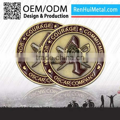 RENHUI METAL Custom Logo Cheap Custom Token Coins photo-2