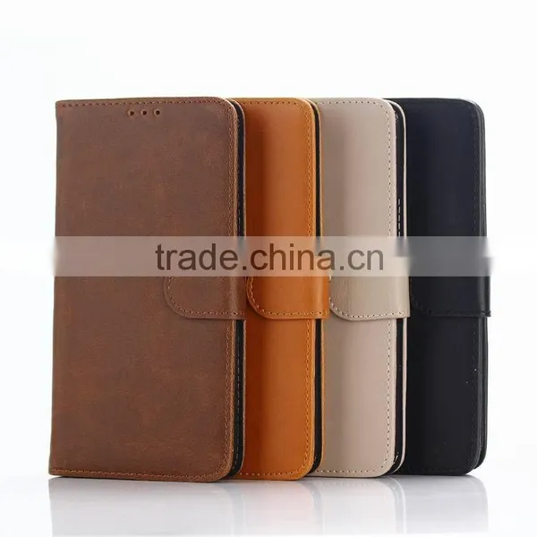 2015 Crazy Horse Leather Wallet Case for LG G4 Note,For lg g4 Note Case photo-5
