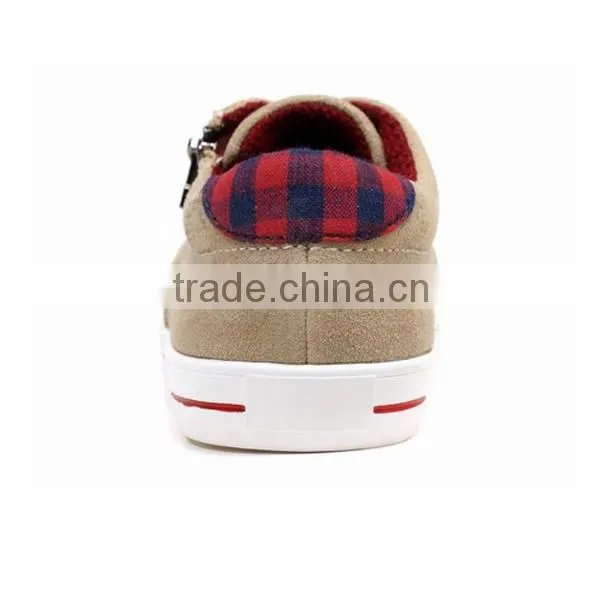 2016 Wholesale Boys Suede Sneakers With Side Zipper photo-3