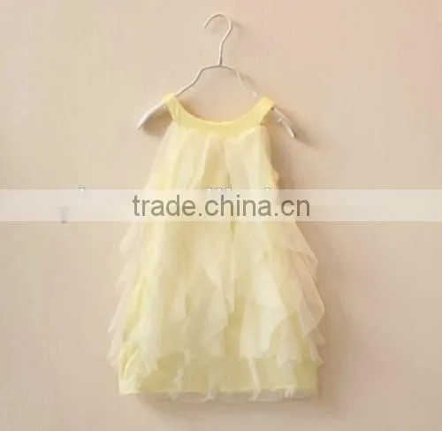DR000069 Fancy Line Style Dress Pink Yellow Line Style Dress photo-2
