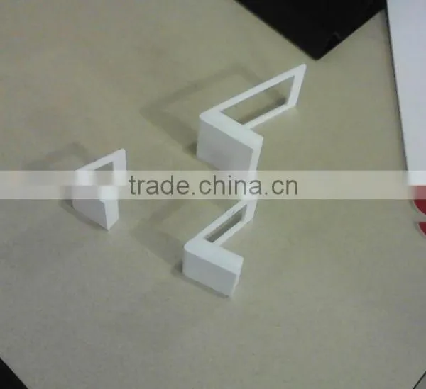 White Acrylic Earring Ring Display photo-2