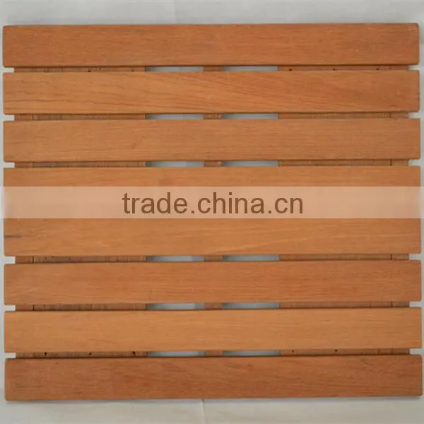 New Design Teak Wooden Shower Room Pad FSC Approved