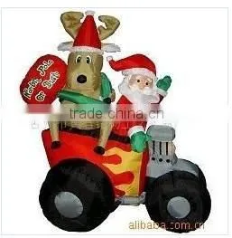 Motor Inflatable Christmas Santa photo-5