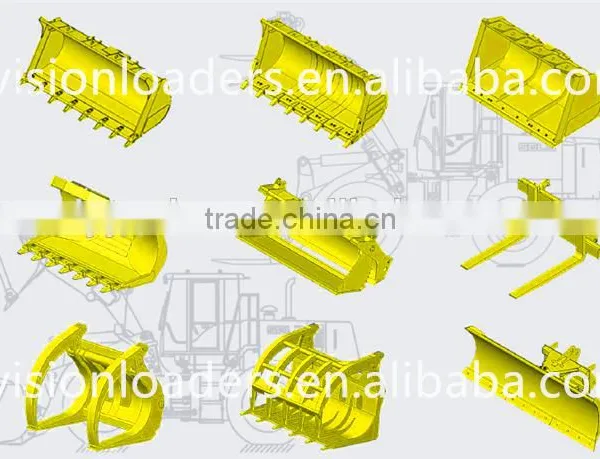 Professional Custom Service SDLG 4Ton Wheel Loader Optional Equipment Grass Grapple For LG946L/LG936L/LG956L/LG968 Wheel Loader photo-3