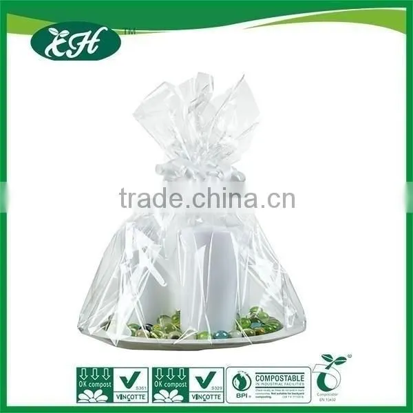 Wholesale Promotional Custom Plastic Hanging Flower Bag