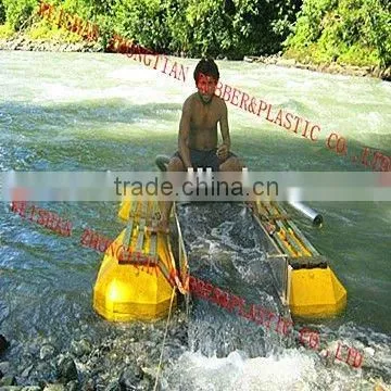 River Gold Dredge Boat