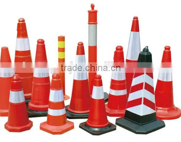 Orange Flexible Plastic Warning Post for Traffic photo-4