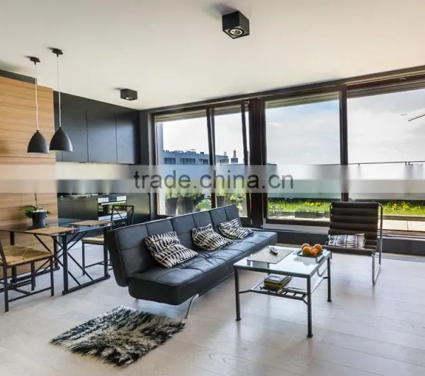 Modern Aluminium Balcony Sliding Door Double Glazed Clear Glass