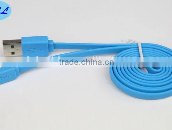 Colorful Flat Usb Cable Male to Micro 5PIN photo-4