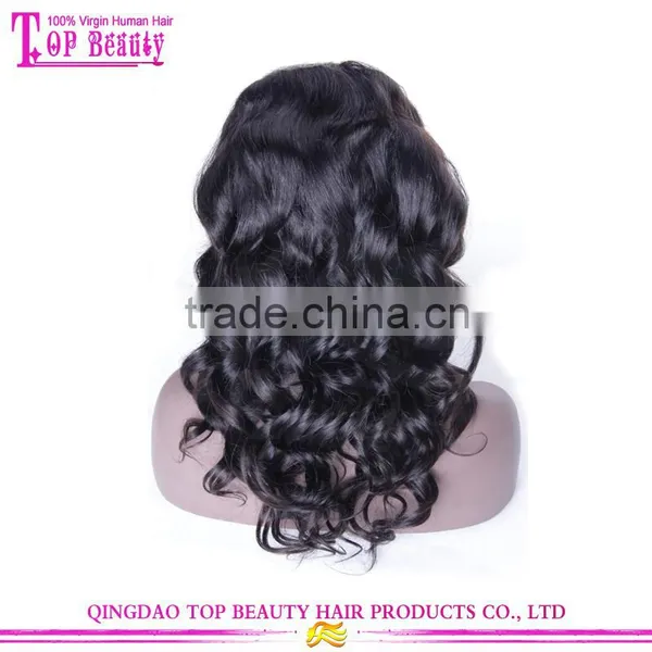 180% Density Water Wave Wigs With Big Fringe 7A Brazilian Human Hair Lace Front Wigs With Bangs photo-3
