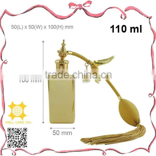 Design Frosted Glass 25ml Fragrance Spray Bottle With Rose Decoration photo-4
