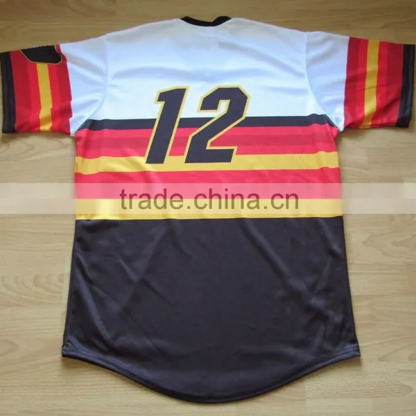 Sublimated Baseball Jerseys, Custom Made Baseball Jerseys Wholesale photo-2