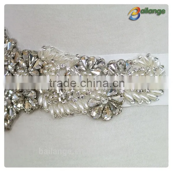 2016 High Quality Handmade New Design Rhinestone Sash Belt photo-2