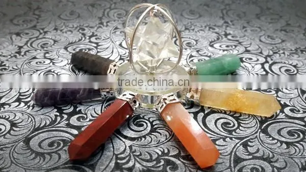 7 Chakra Spinning Merkaba Agate Energy Generator : 7 Chakra Healing Tools photo-4