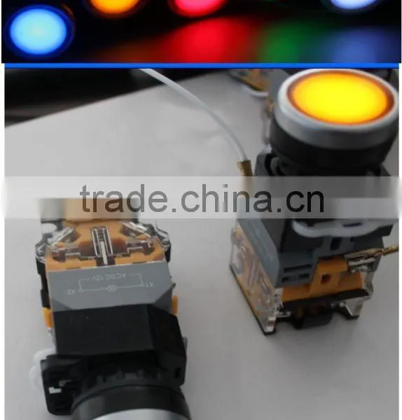 LA38-10D/203 led latching push button ignition switch caps