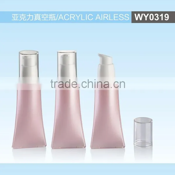 WY0319 Airless Bottle , SAN Airless Bottle,mellow Cosmetic Bottle,30ml Airless Bottle