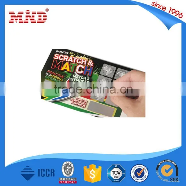 MDP127 Plastic Scratch and Win Cards photo-3