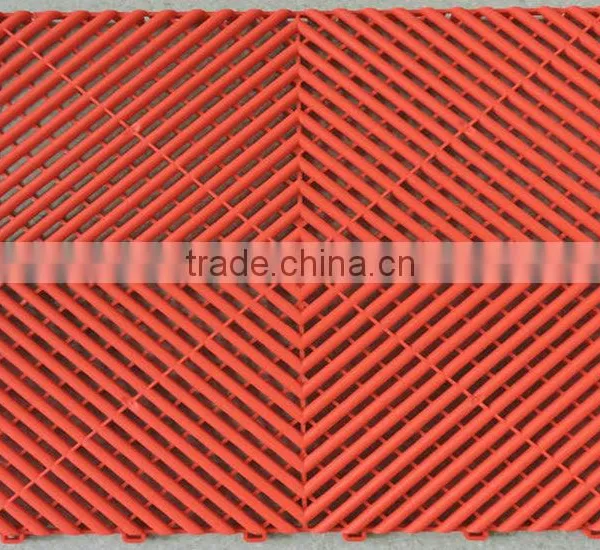 OEM Heat Insulation Well Drained Antiskidding PP Garage Floor Mat photo-4