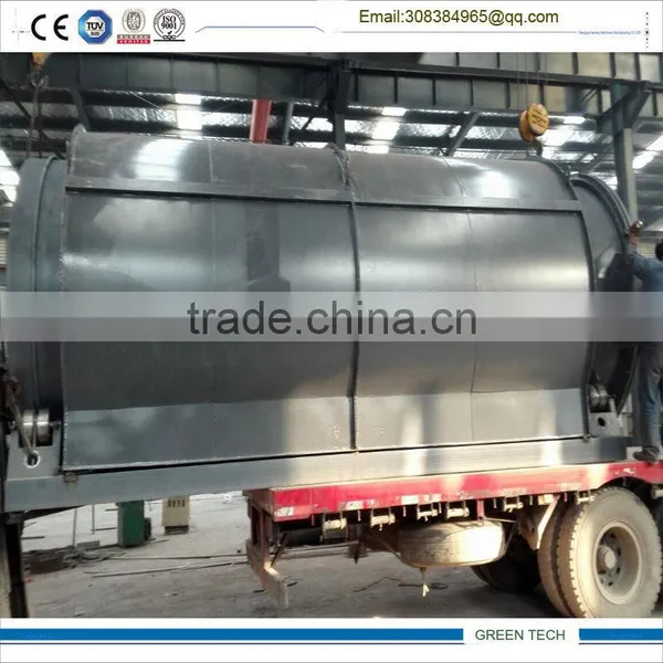 15 Ton Batch Type Tyre Recycling Machine Getting Pyrolysis Oil photo-3