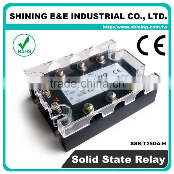 SSR-T25DA-H CE DC AC CE Relay 110VAC Solid State Relay SSR 3-Phase photo-4