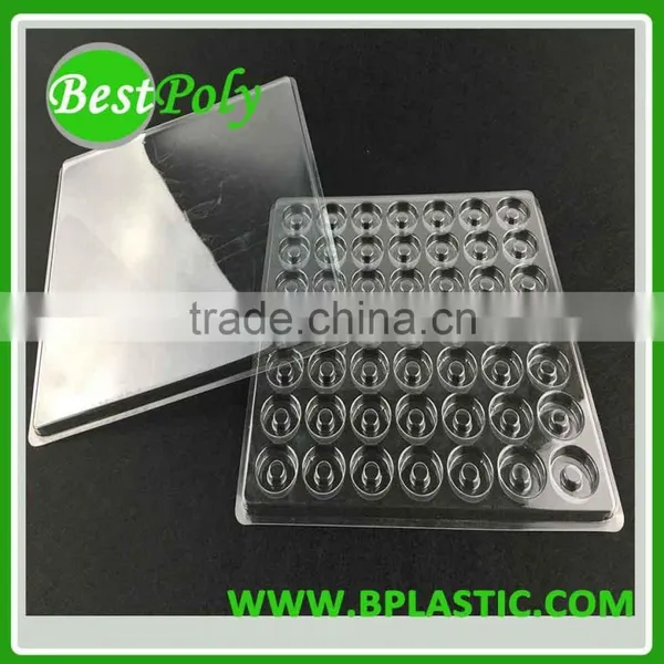 PVC Small Clamshell Thermoformed Packaging Tray photo-3