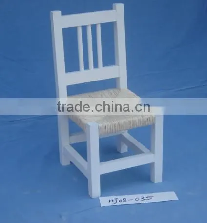 Colorful Kids Wood Chair With Back&grass Met photo-2