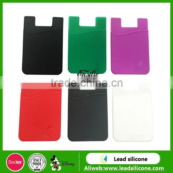 3M Sticky Silicone Smart Wallet,Silicone Phone Card Holder photo-5