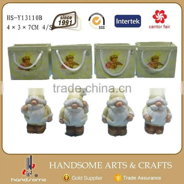 7cm Resin Handmade Christmas Decoration Small Souvenir Holiday Gift Dwarf Ornaments photo-3