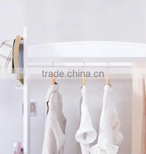 Portable Wooden Clothes Hanger Simple Wooden Coat Rack photo-4
