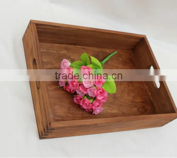 Mosaic Solid Wood Serving Tray photo-3