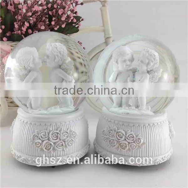 New Products Resin Angel Baby Crystal Ball With Light photo-2