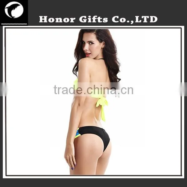 2016 Hot Girl Sexy Bikini Swimwear Tassels Swimwear One Piece photo-5