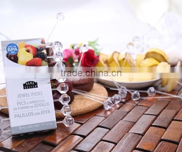 Wholesale Plastic PS Hight Quality Eco-friendly Dessert Cake Fruit Fork photo-4
