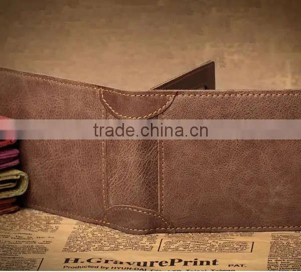 Full Grain Leather Money Clip Wallet With High Quality RFID Blocker Slim Bifold Credit Card Holder photo-6