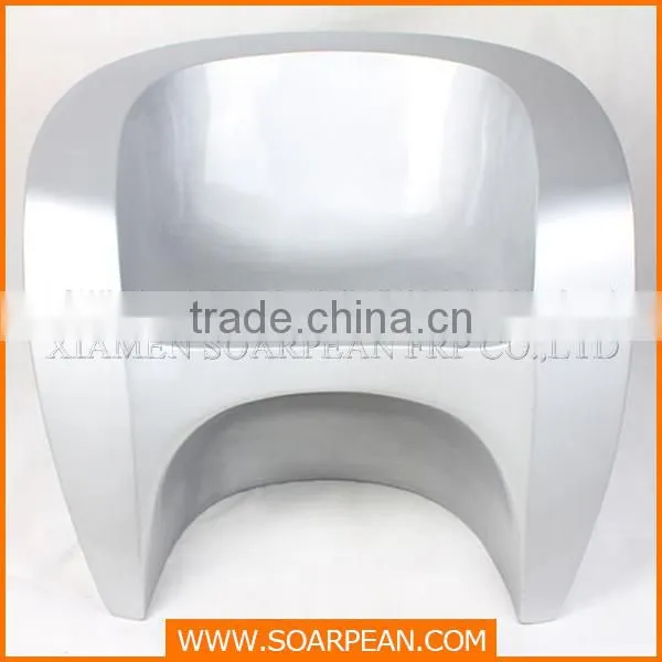 Modern Appearance Special Fiberglass Low Arm Dining Chair photo-5