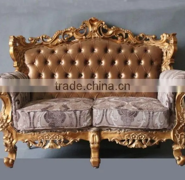 MS-1412-01&MS-1419-01&MS-1403-01 France Style Furniture Sofa Set in Gold Finish photo-3