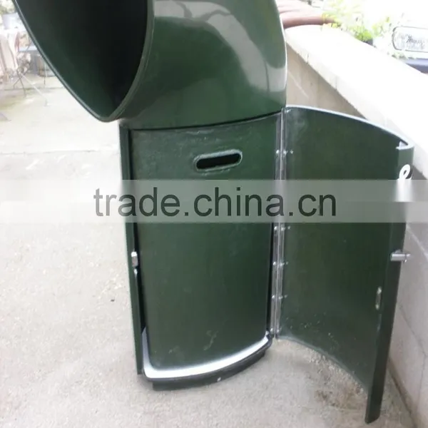High Quality Glossy Gel Coat Fiberglass Garbage Bins Frp Factory