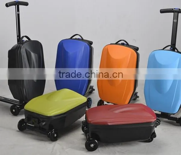 New Suitcases, Scooter Suitcase, Luggage Trolley Handle for Adult photo-2