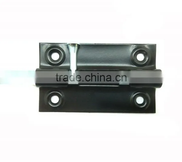 Window Barrel Bolt Lock, Popular Iron Barrel Bolt, 3" Black Coated Door Bolt photo-2