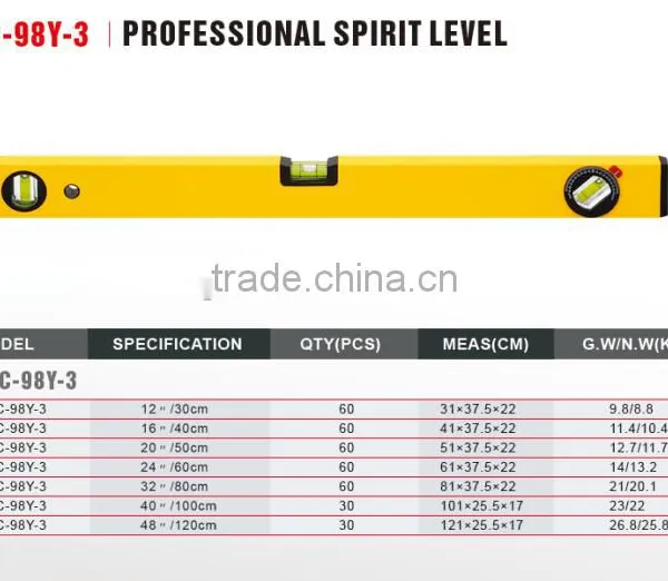 High Precision 0.8mm Thickness Adjustable Aluminium Screeding Bubble Level photo-2