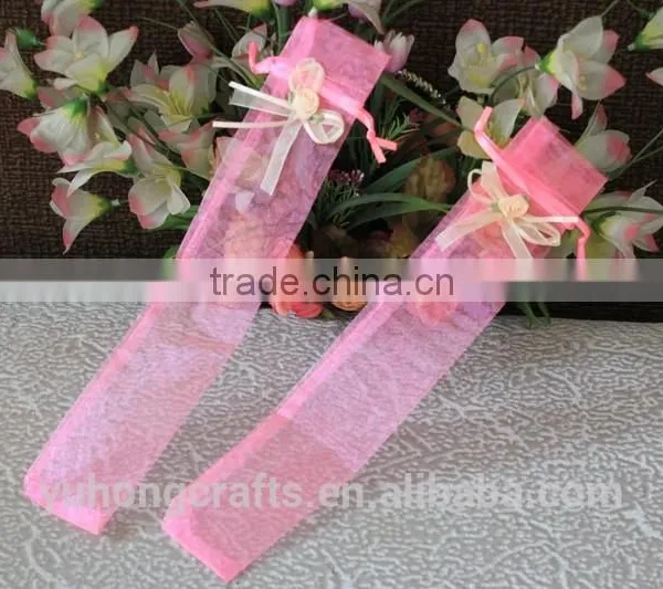 Free Shipping Organza Bag for Holding Fans photo-2