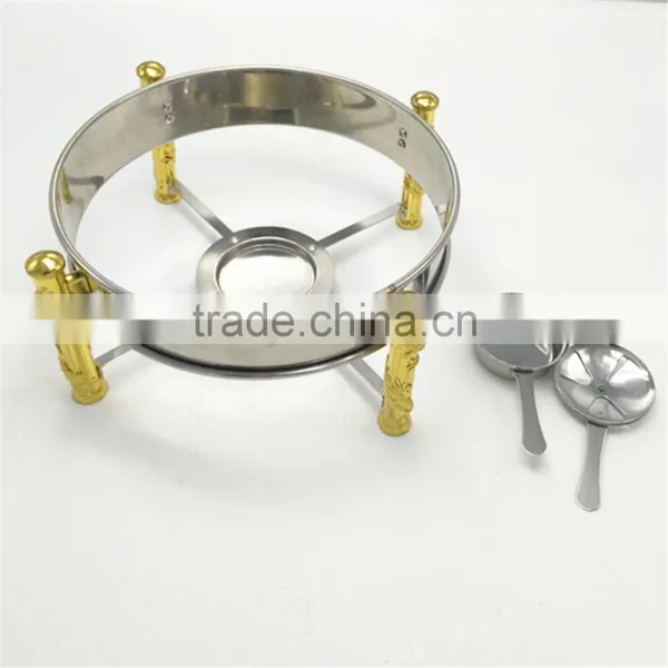Hot Sale Round Gold Stainless Steel Buffet Chaffing Dish photo-6