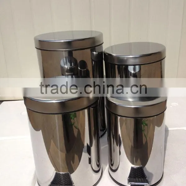 Stainless Steel Kitchen Trash Can Cheap Metal Trash Can photo-5