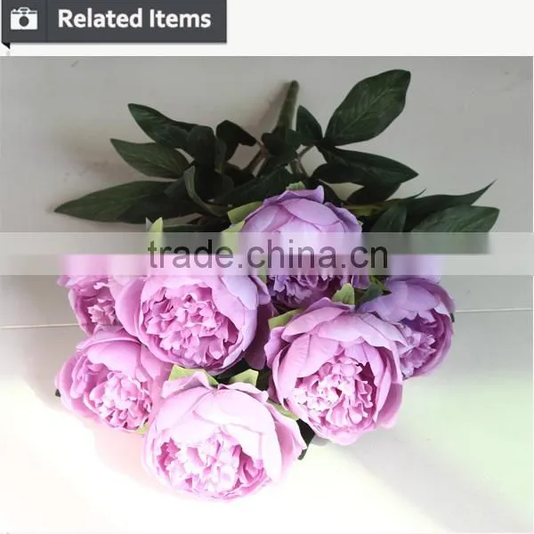 Whoesale Artificial Flower Making Peony China Factory Manufacturer photo-3