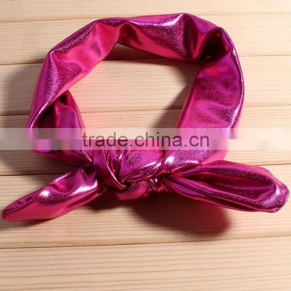 Elastic Fabric Bow Flower Headband for Kids Hair Accessories photo-3